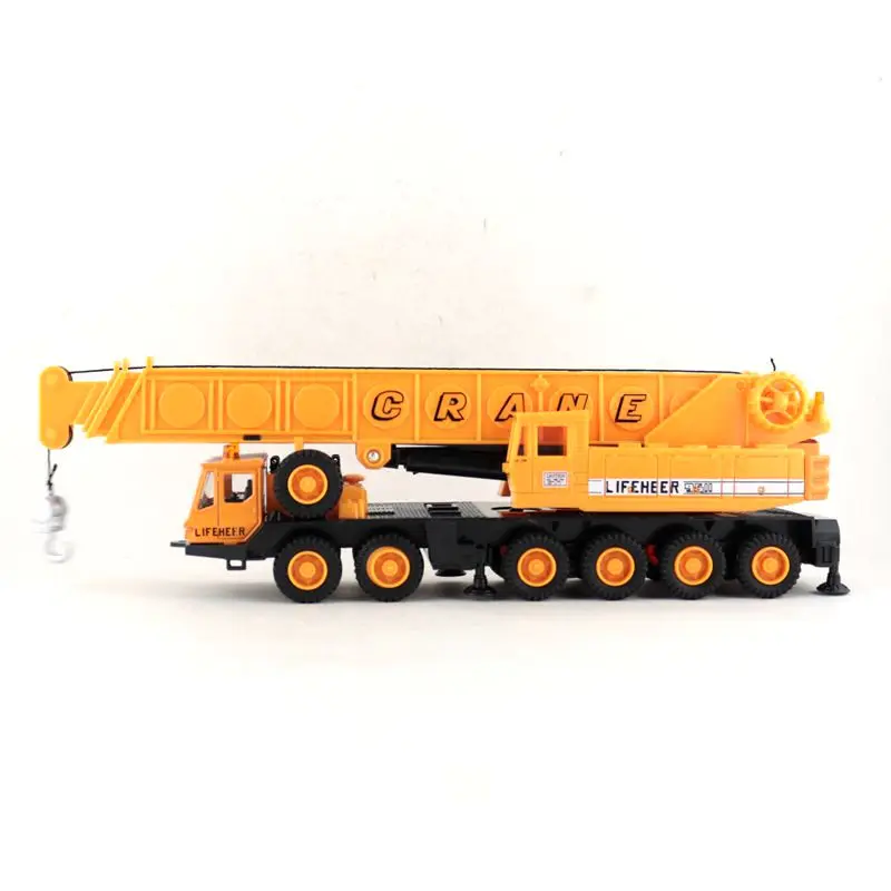 Высокая моделирования сплава Инженерная модель автомобиля, 1: 60 сплав тяжелый кран, пожарный кран Модель, сильный грузовик