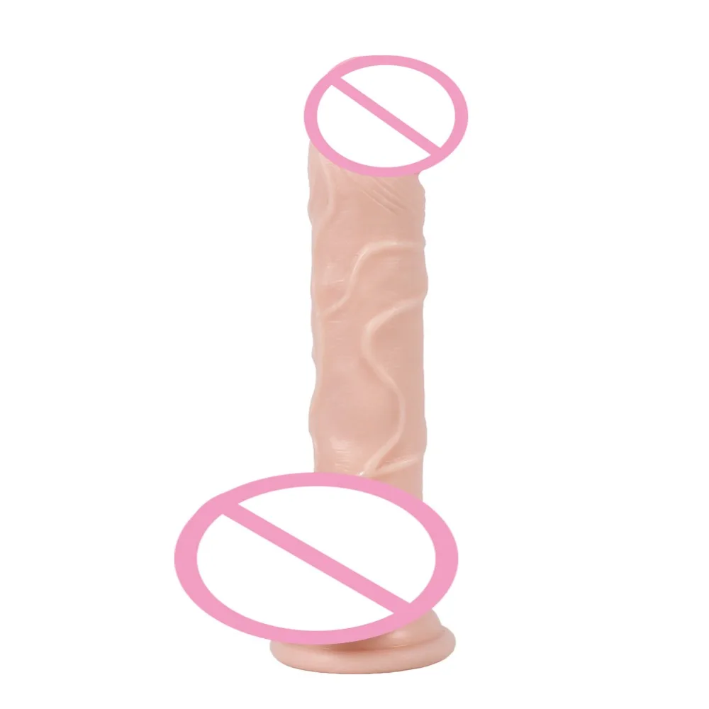 Для женщин огромный дилдо пенис член реалистичной Форма с присоской для