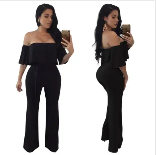 Sexy off-the-shoulder jumpsuit (with belt) | Тематическая одежда и униформа