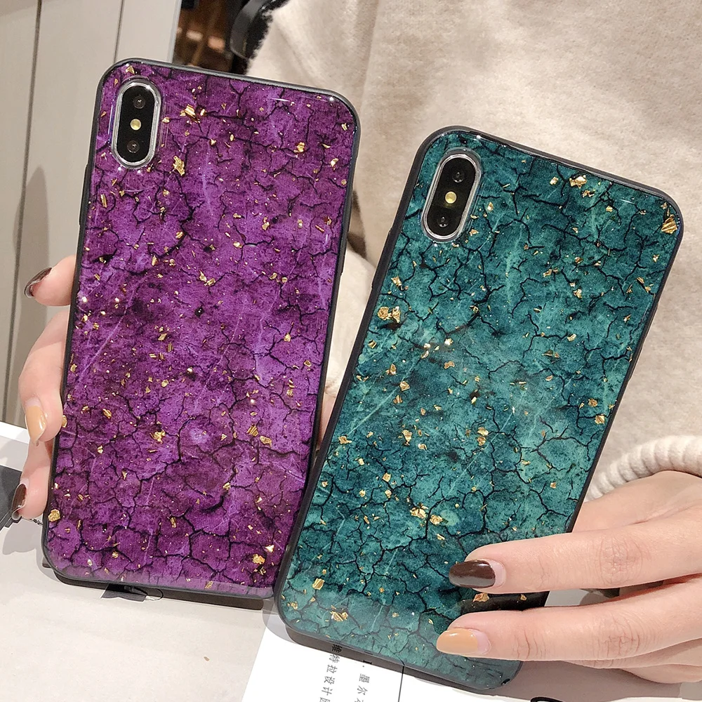 Чехол для huawei Honor V20 V10 вид 20 V9 чехол 8X max играть 10 lite 8A Примечание блестящая Мрамор