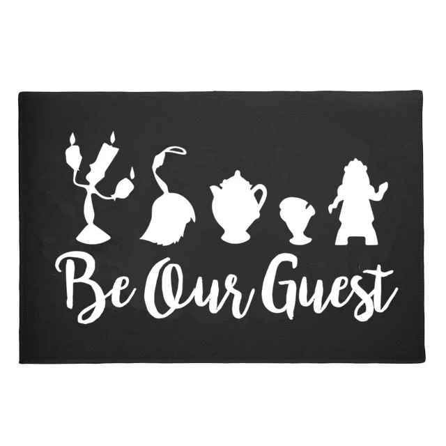 Элегантный современный коврик с надписью Be Our Guest Door Забавный декоративный