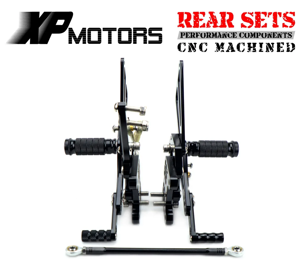 NICECNC гоночный мотоцикл Регулируемый Rearset Footpeg задние наборы Комплект для Triumph T595