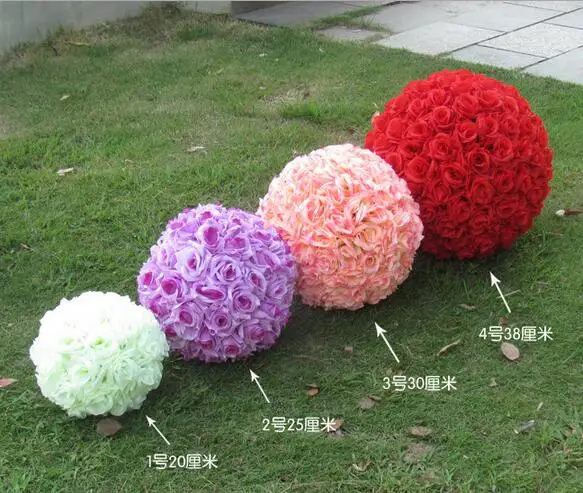 15 Inch Wedding silk Pomander Kissing Ball flower ball decorate artificial for wedding garden market decoration | Дом и сад