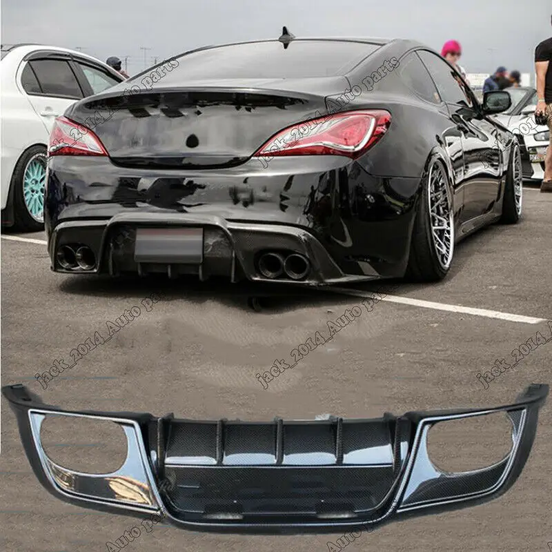 Для 2010 2011 2012 Hyundai Genesis Coupe задний бампер из углеродного волокна спойлер |