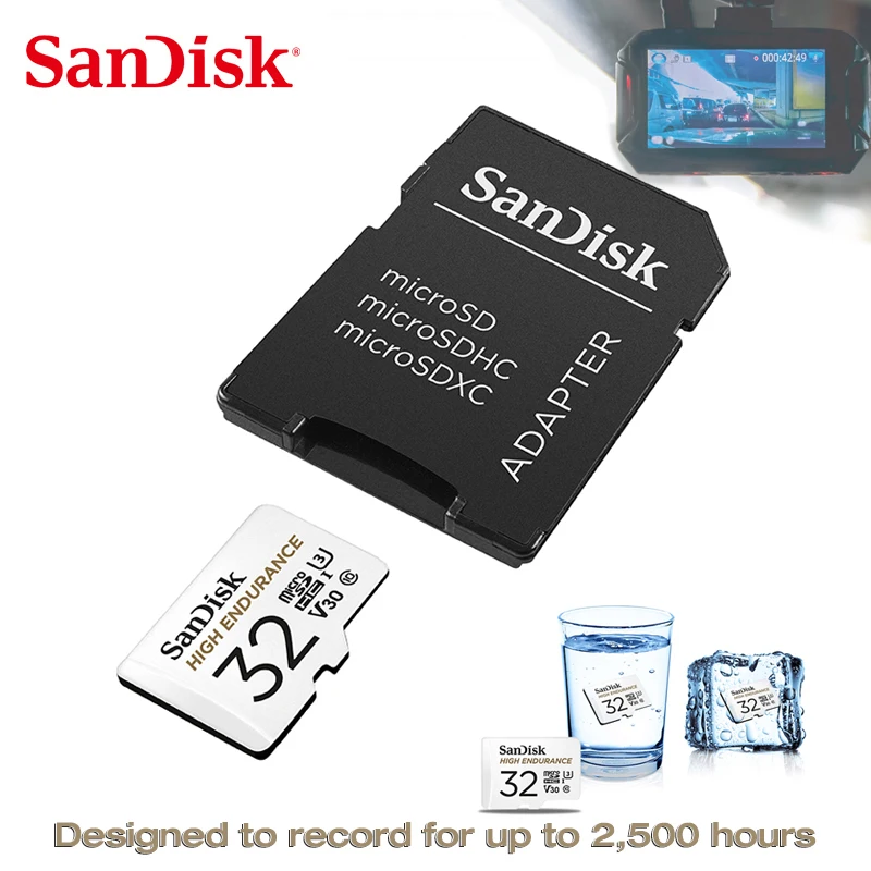 Двойной Флеш накопитель SanDisk 2019 новую карту памяти 32 Гб U1 64 128 ГБ 256 класс 10