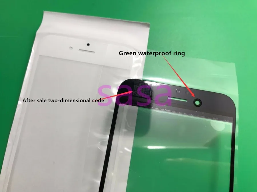 50 шт. лучшее качество Переднее стекло для iPhone 6 6 S 7 8 plus сенсорный экран дигитайзер панель Объектив Замена внешнего стекла для iPhone 5