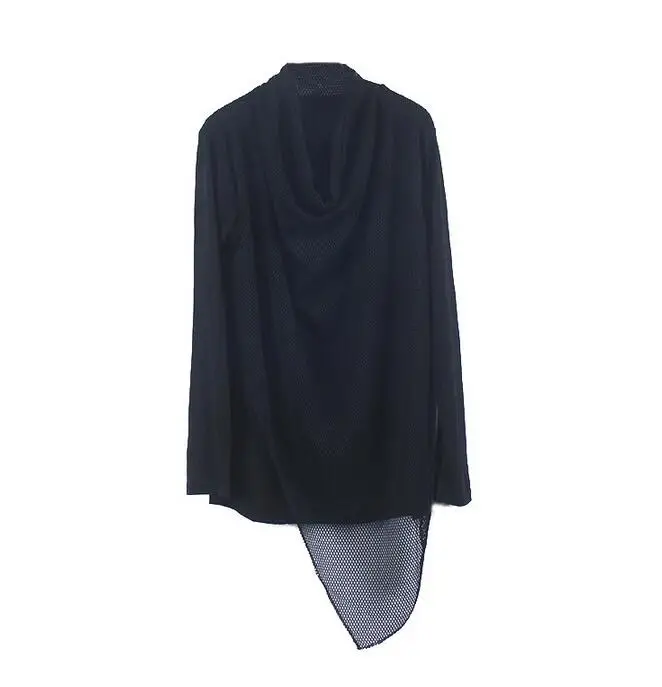 Мужская облегающая футболка из двух частей Базовая индивидуальная Сетчатая в