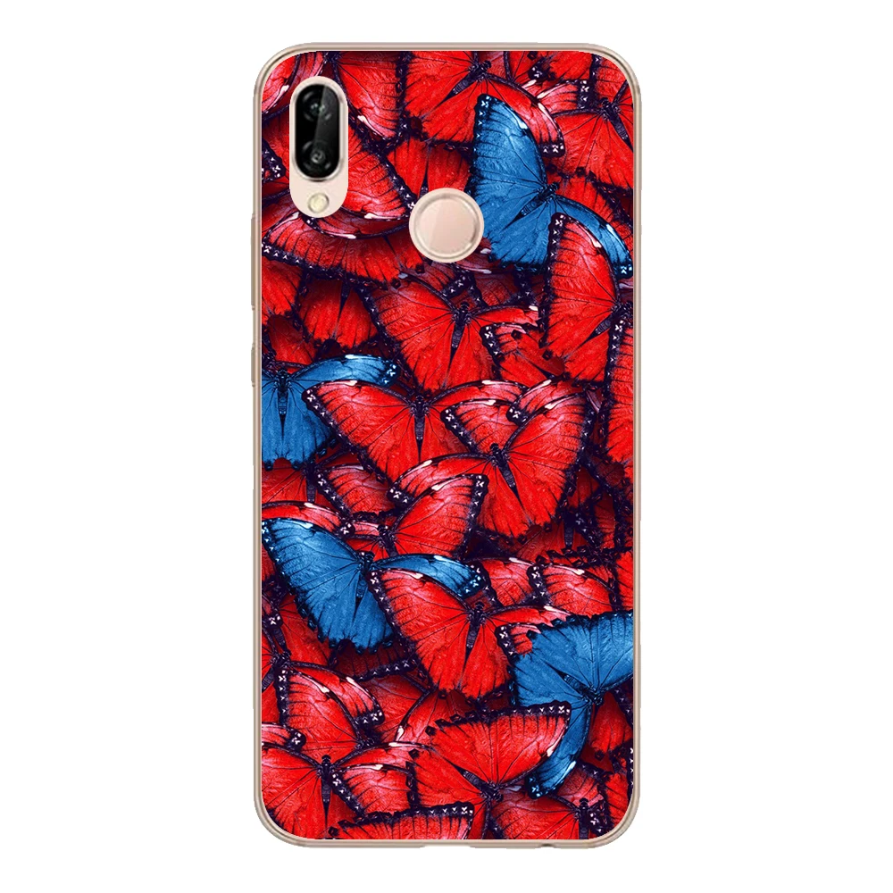Для Huawei P20 Lite чехол 5 84 &quotмягкий TPU силиконовый Funda милый мечтательный бабочка Nova 3e
