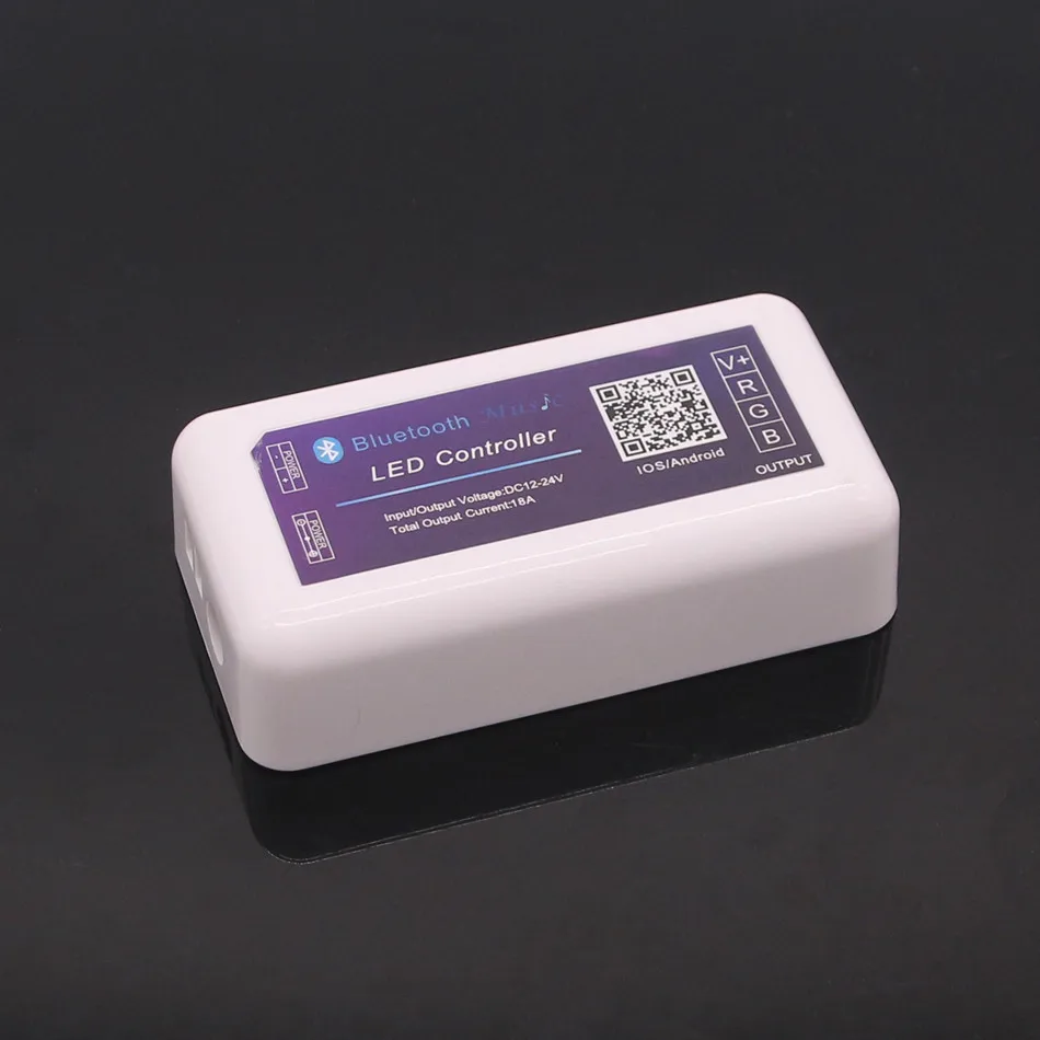 DC 12 V 24 18A светодиодный Bluetooth музыкальный RGB контроллер для SMD 5050 3528 светодиодные
