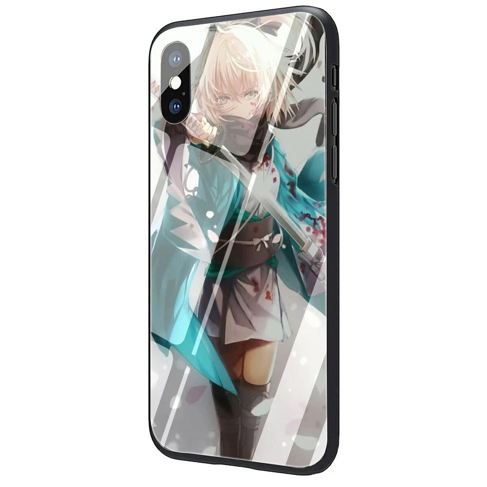 G1 Fate Grand Order аниме закаленное стекло чехол для телефона iphone 5 5S 6 6S Plus 7 8 Plus X XS XR 11 Pro Max - Цвет: G1