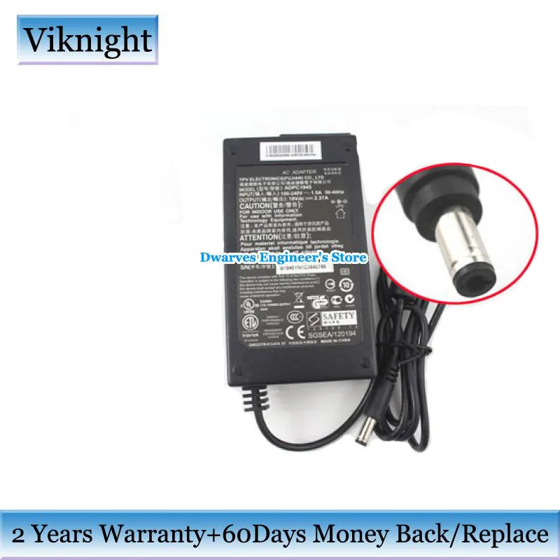 Подлинная ADPC1945 ADPC1936 Ноутбук 19V 2.37A 45W для PHILIPS 224E5Q 234E5 237E4Q 247E6Q 247E4L ЖК монитор OADPC1945