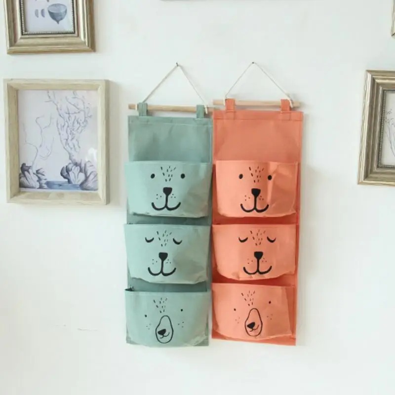 Новая мультяшная подвесная сумка для выражений тканевый хлопковый Карманный