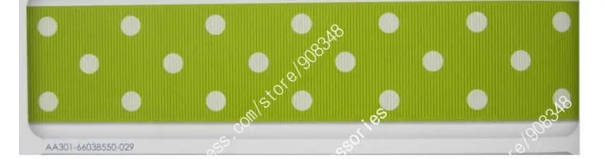 17 1-1/2 ''38 мм полиэстер горошек печатные корсажная лента пятна dotty ленты для волос аксессуары - Цвет: 17