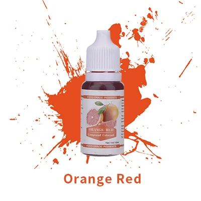 Orange Red Transhome пищевой краситель 1 шт. съедобный пигмент полезный, безопасный инструменты для украшения тортов из мастики Макарон крем торт выпечки инструменты для тортов - Цвет: Orange Red