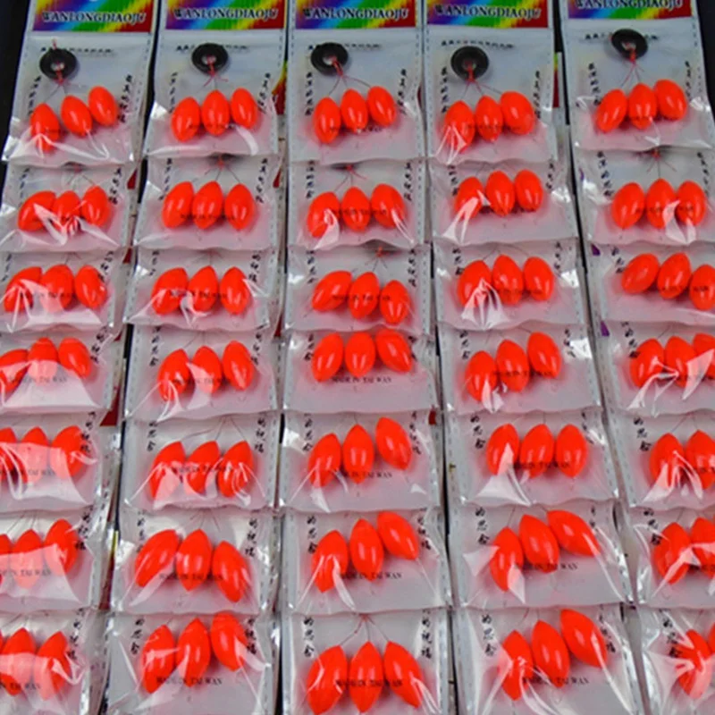 10 компл./лот светящийся рыболовный поплавок из пенопласта лежа Плавающий Буй