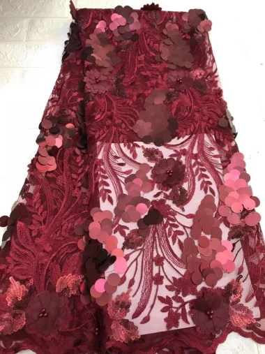 Green African Lace Fabric 2019 Fashion French With Sequins Nigerian Bridal High Quality For Women CZH116 | Дом и сад