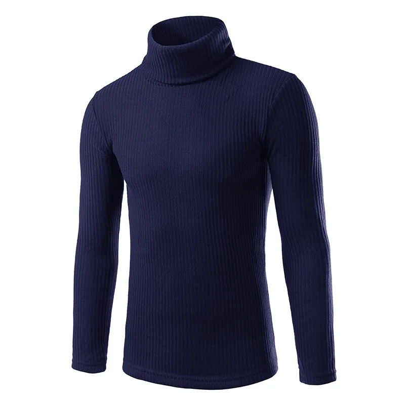 Модная мужская повседневная водолазка свитер одежда 2018 осень и зима мужской