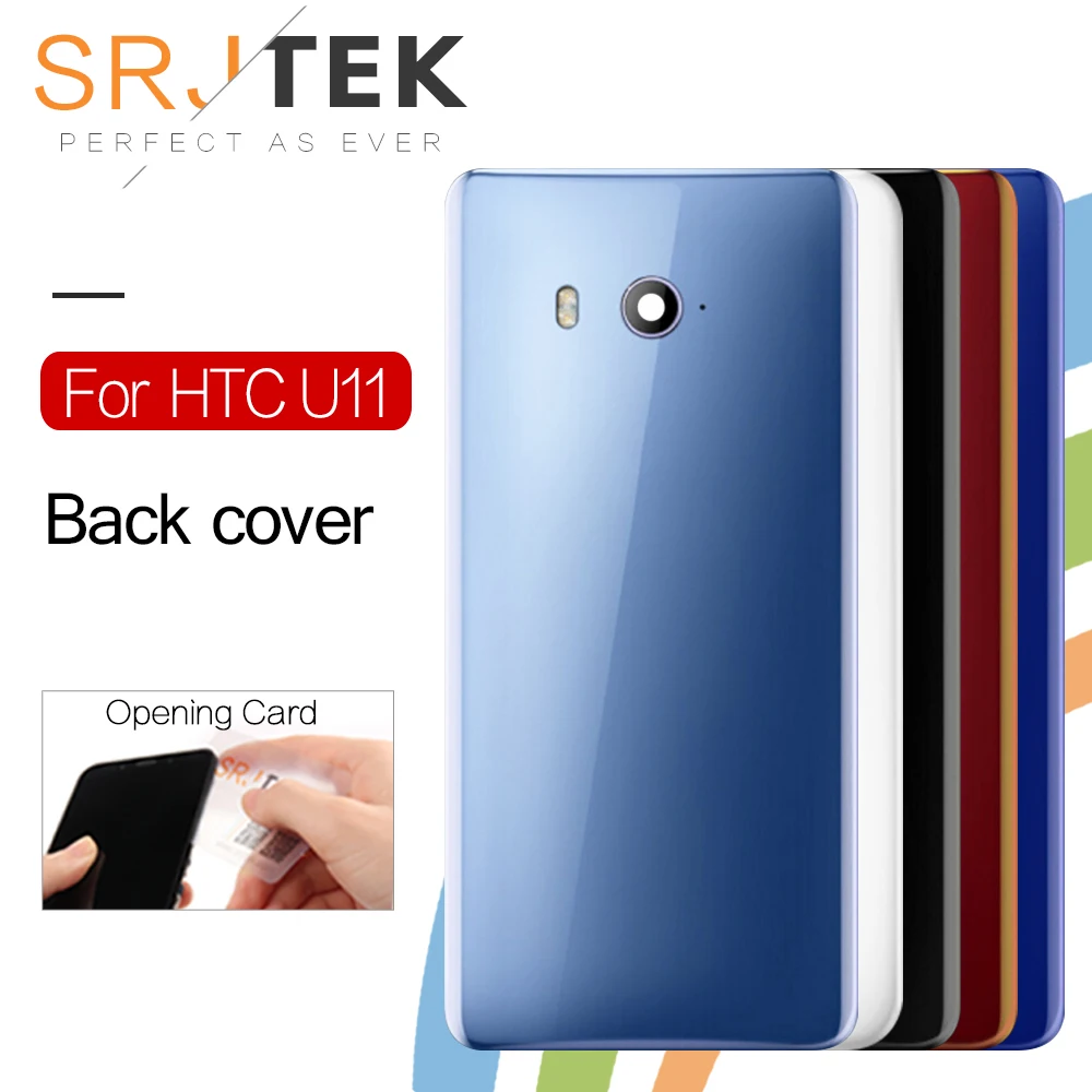 SRJTEK задняя панель корпуса для HTC U11 крышка Батарейная дверь с объективом камеры U 3w