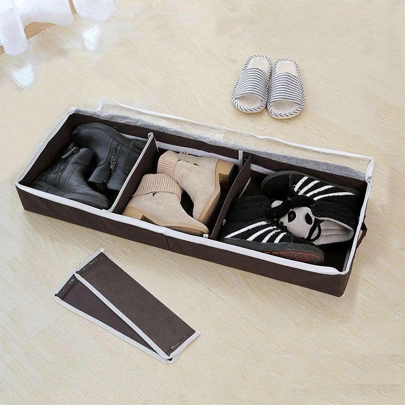 2017 популярный многоцелевой органайзер для обуви чехол кофейный бамбуковый уголь