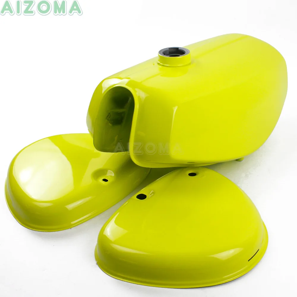 Бак бензинового топлива для мотоцикла с боковой крышкой 2 шт. Simson S50 S51 S70 (191972 190830