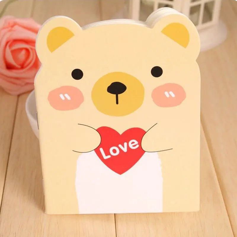 Тетрадь для рисования в виде медведя цвет ассортименте | Канцтовары офиса и дома