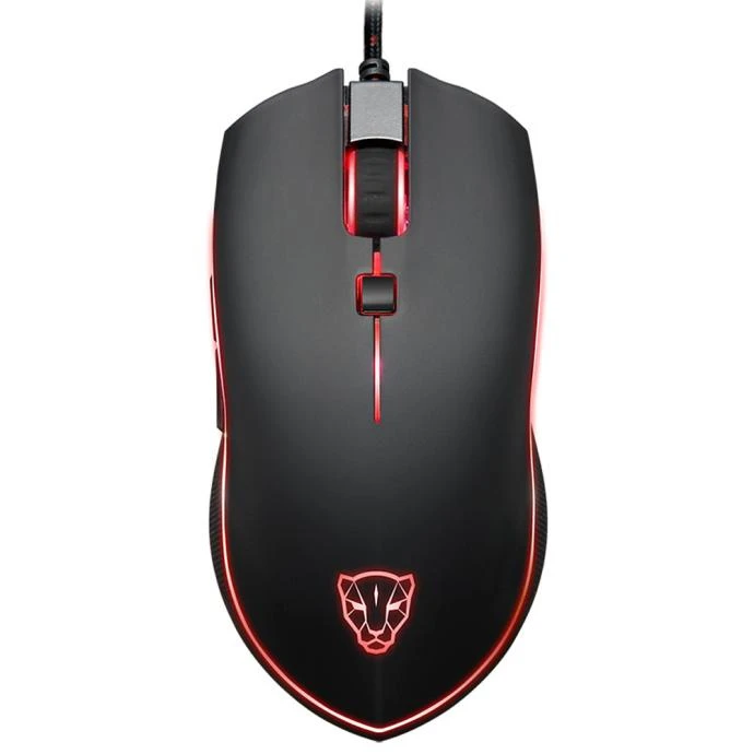 Motospeed V40 Проводная игровая мышь USB 6 кнопочная оптическая RGB светодиодный Подсветка мышь геймер 4000 dpi для ПК ноутбук Настольный компьютер игра