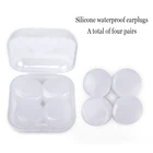 Хит продаж! 8 шт Мягкий силиконовый анти-Шум уха Вилки для сна во время путешествий Шум снижение защита ушей затычки для ушей для плавания Вилки плавательный защитные наушники