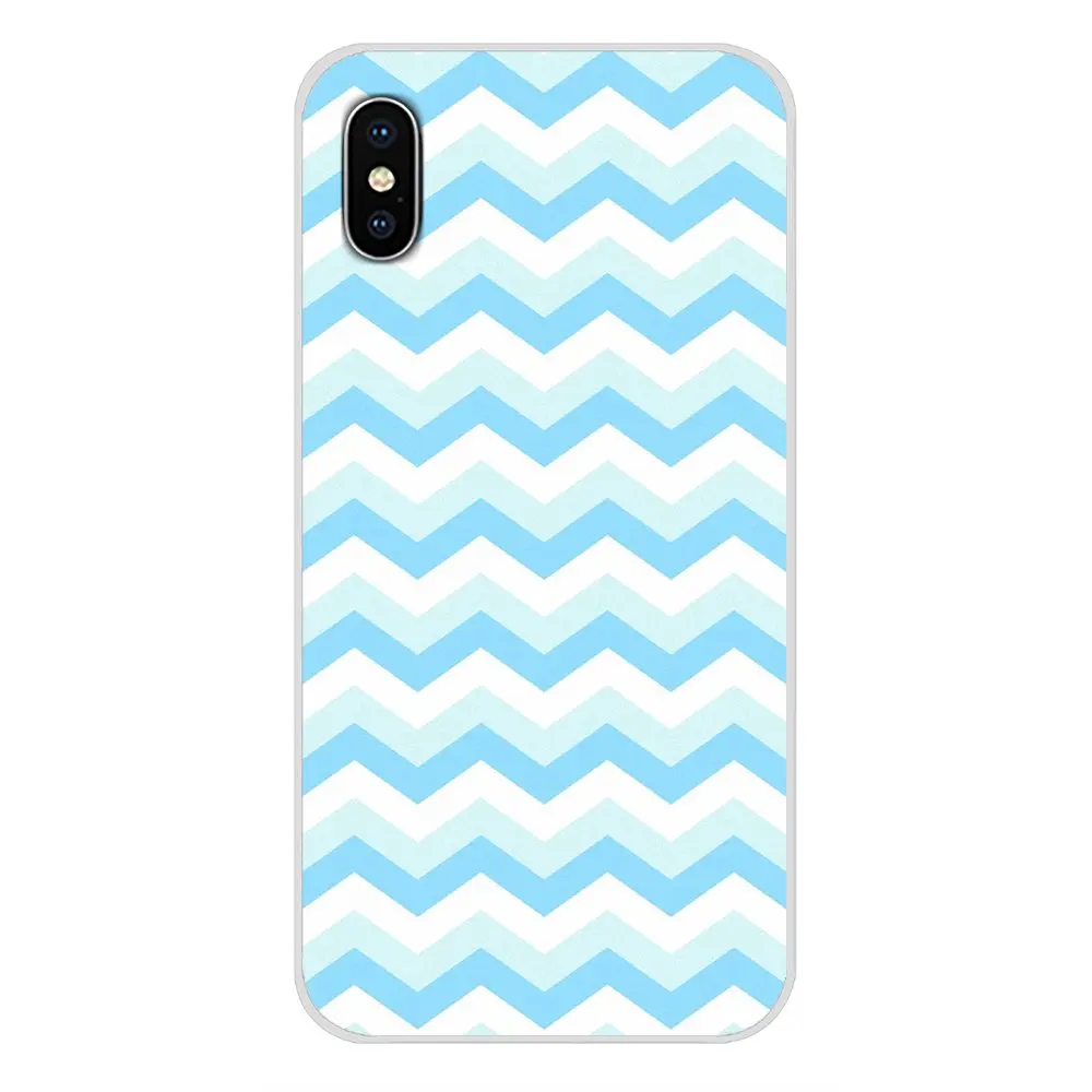 For Samsung Galaxy S4 S5 MINI S6 S7 edge S8 S9 S10 Plus Note 3 4 5 8 9 Green mint Blue Glitter print chevron Cell Phone Bag Case | Мобильные