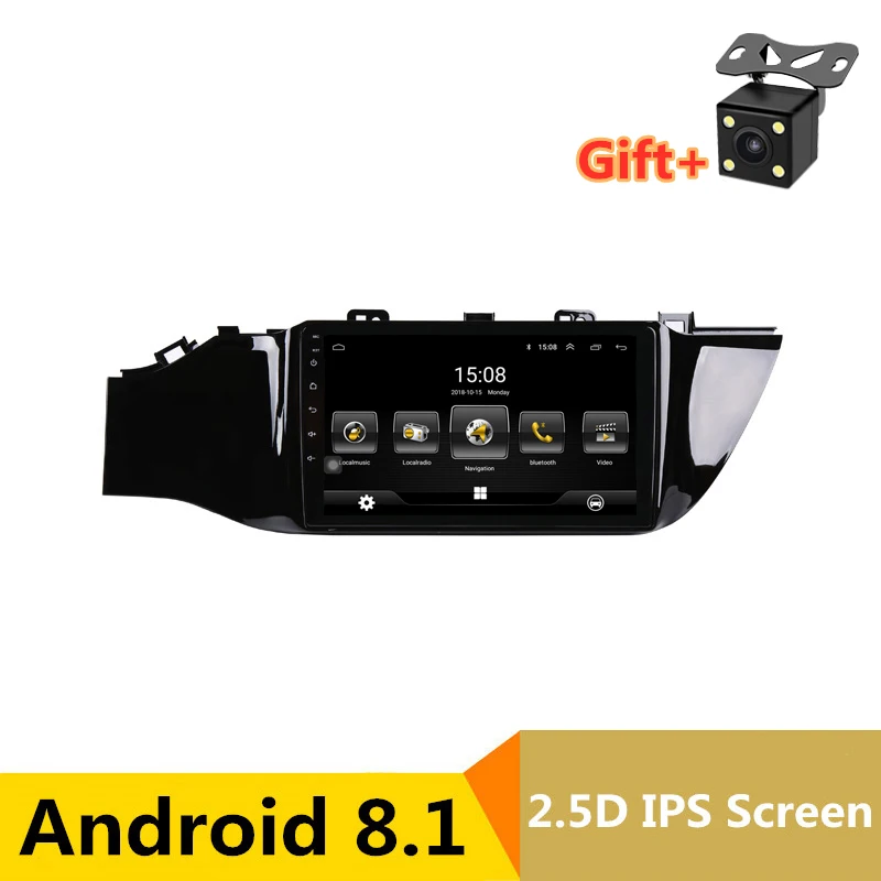 9 дюймов Android 8 1 автомобильный dvd-плеер gps для Kia Rio K2 2017 2018 аудио Радио стерео