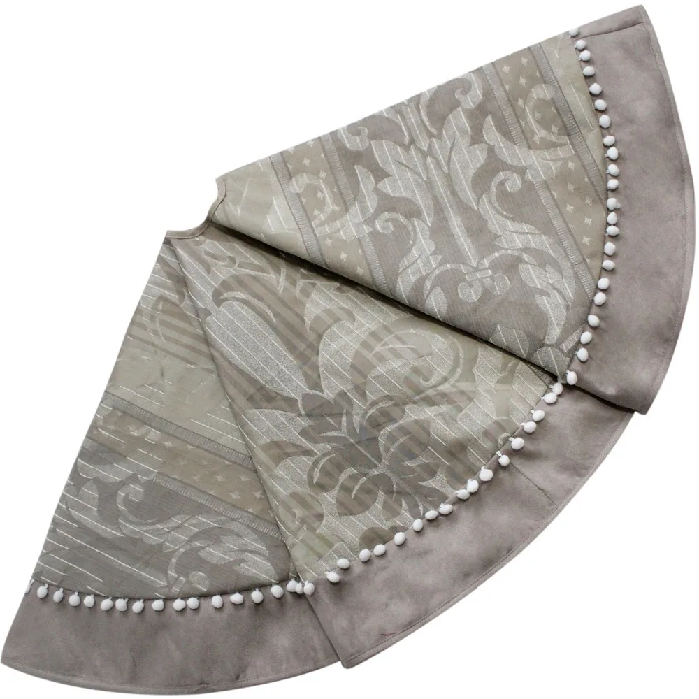 Очень большая юбка с рождественской елкой 50 дюймов жаккард в стиле пэчворк