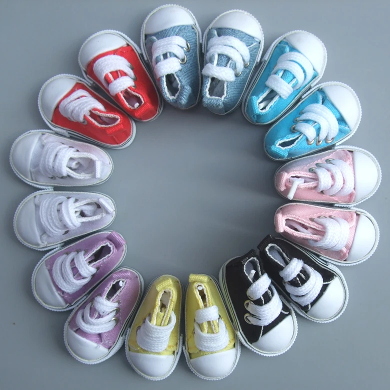 Парусиновая обувь для шарнирных кукол 1 пара 5 см|doll shoes|fashion doll shoesbjd shoes |