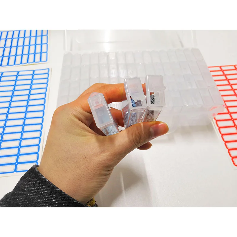 Алмазов картина инструменты для вышивки крестом контейнер бисера Вышивка 64 шт.