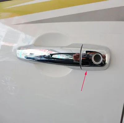 ABS Chrome Cars Door Handle Covers For Mitsubishi Pajero Sport 2010 2014  Car Styling Stickers Auto  Accessories 8 Pcs