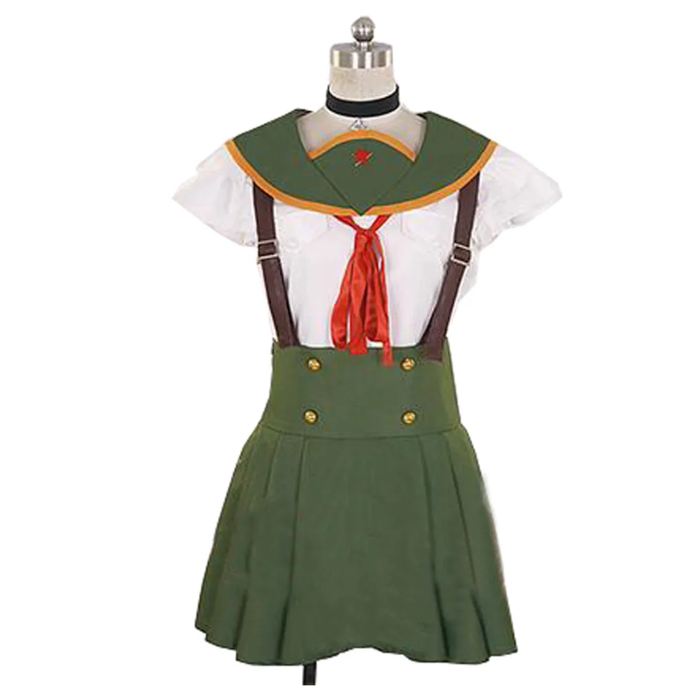 2017 Gakkou Gurashi! Школа-Живите! Костюм для косплея Kurumi Ebisuzawa полный комплект все размеры