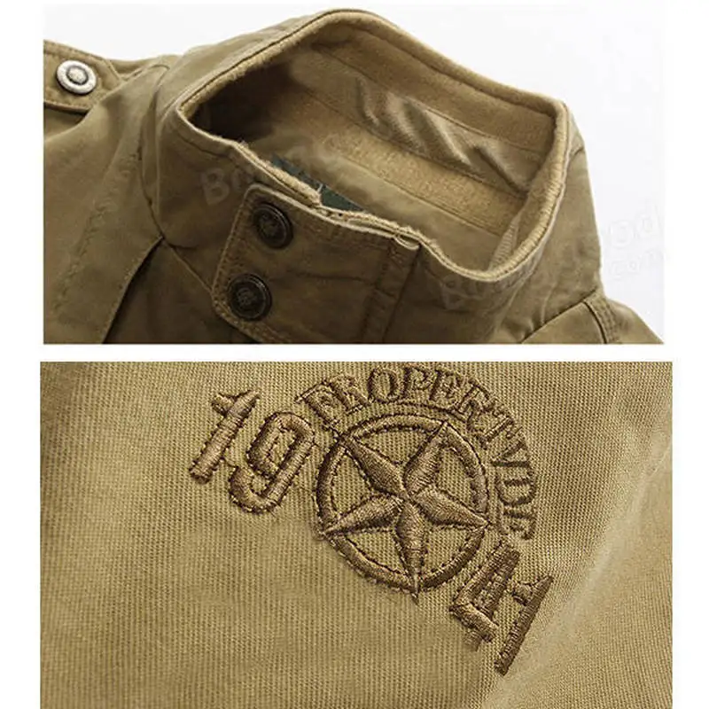 2018 топ в стиле милитари Для мужчин пальто армия большой Размеры летные куртки