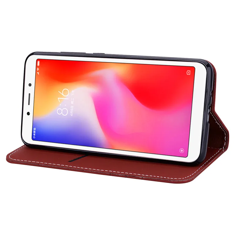 Чехол для Xiaomi Redmi 6A, чехол для Redmi 6, Мягкая силиконовая задняя крышка для Redmi 6, кожаный чехол-книжка для Xiaomi Redmi 6A 6 A A6, чехол для телефона s