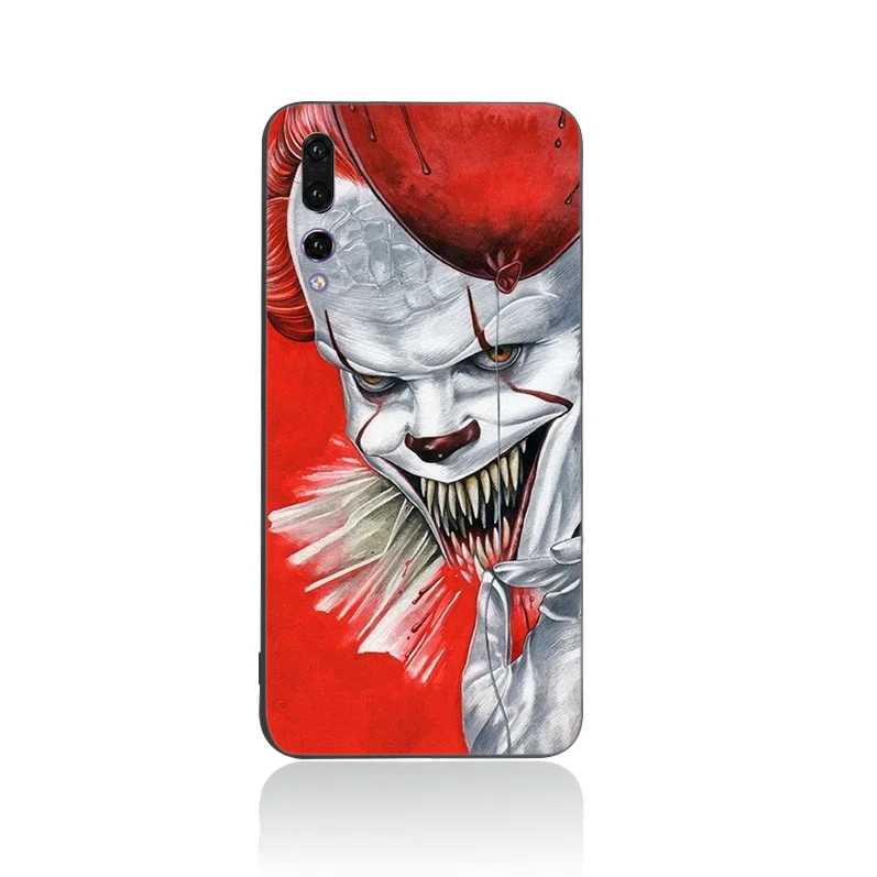 MaiYaCa IT Pennywise клоун ужас черный мягкий силиконовый чехол Чехлы для Huawei NOVA 3E NOVA2 2plus 2A