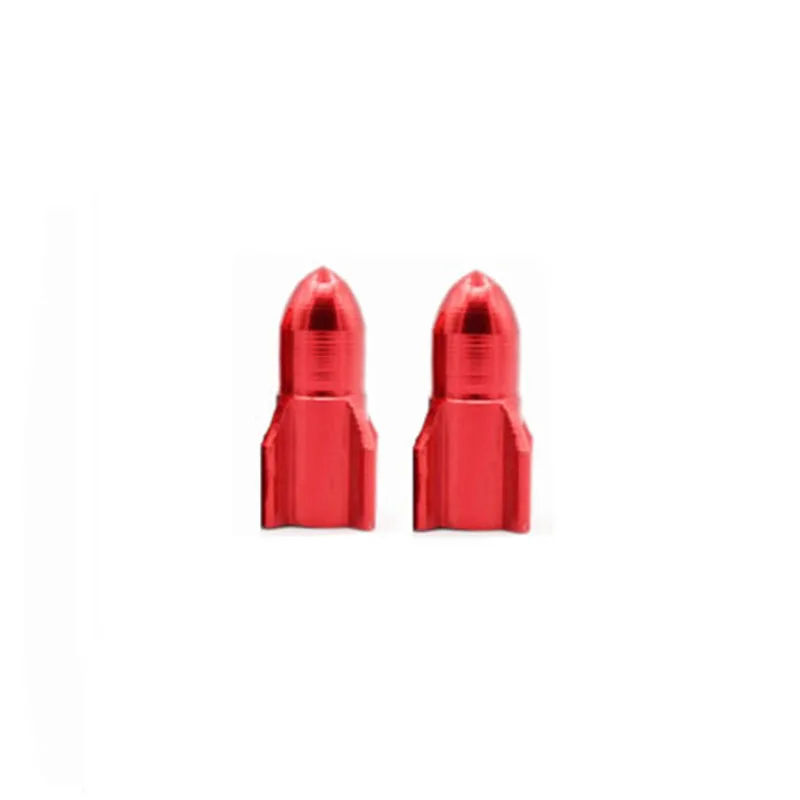 Red Bike Wheel Tire Cover Car Motorcycle Truck Tube Tyre Bicycle AV American AIR Valve Cap Dustproof - Цвет: Red