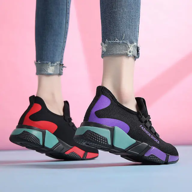 Новое поступление 2019 года женская повседневная обувь из дышащего сетчатого