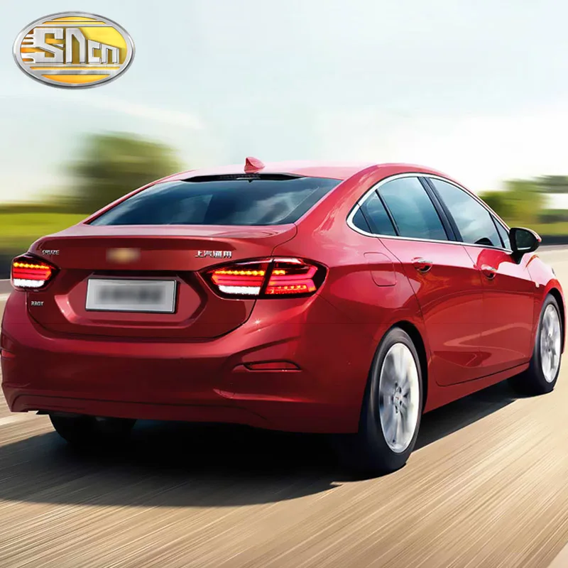 Автомобильный светодиодный задний светильник, задний светильник для Chevrolet Cruze, задний ходовой светильник+ тормозной светильник+ задний фонарь+ Динамический сигнал поворота