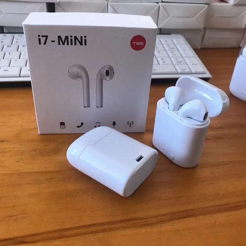 Бестселлер I7Mini TWS Bluetooth 5 0 наушники настоящие беспроводные стерео для iPhone samsung Xiaomi