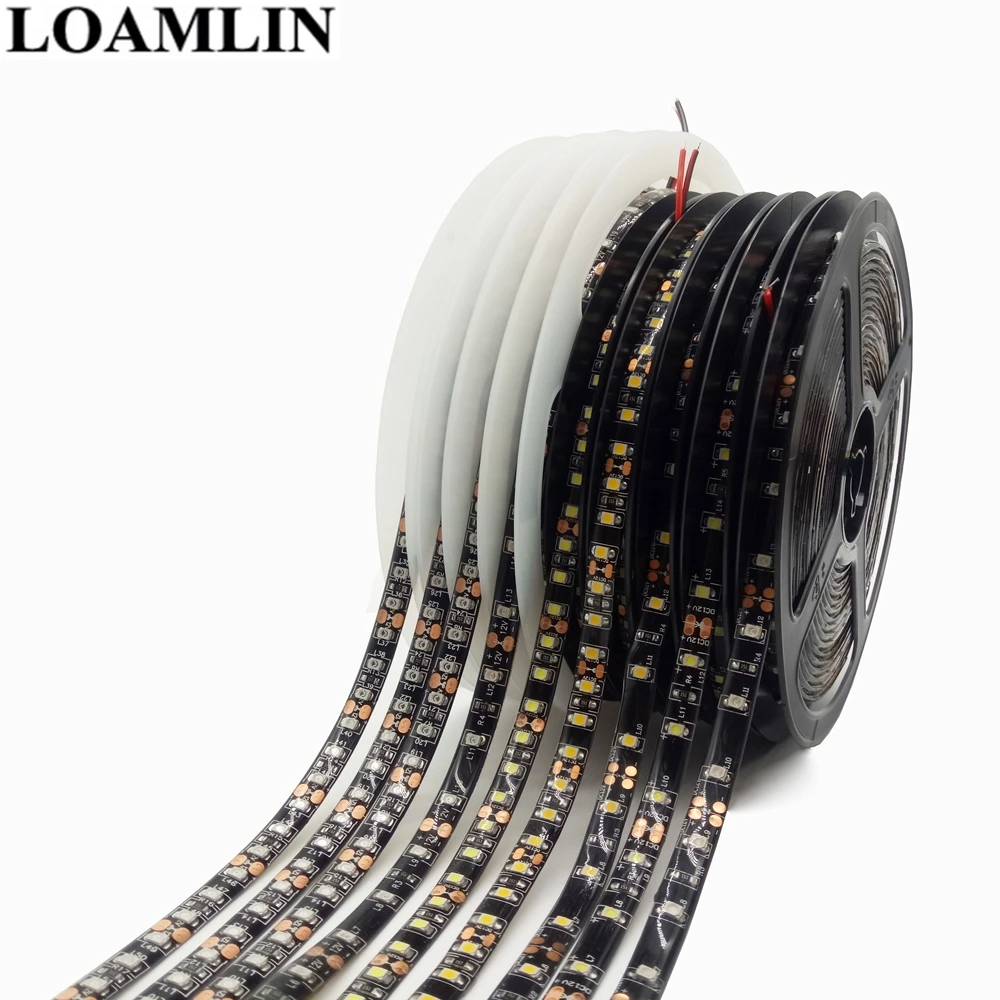 DC12V 2835/3528SMD Светодиодная лента 5 м/рулон 60 светодиодов/м 120 белый/теплый