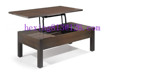 Детали стола со всплывающей функцией трансформируемый журнальный столик