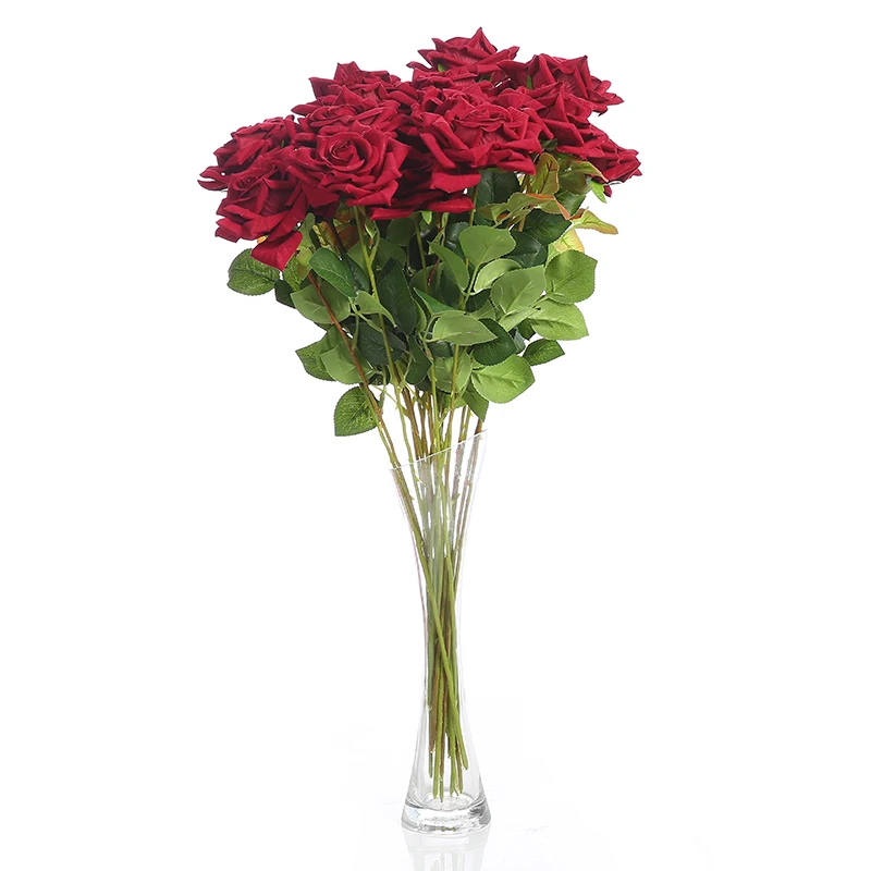 Luyue Искусственные цветы Lindas rosas Шелковая Роза свадебный букет цветы искусственный цветок венок Свадебный домашний декор Вечерние