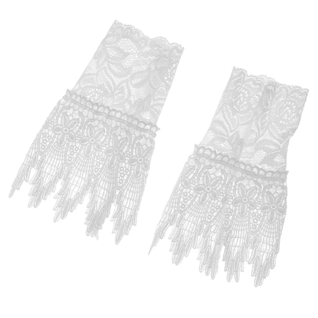 1 пара новинка женский браслет ручной работы с цветком белый кружевной на