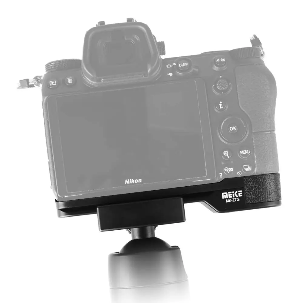 Meike MK Z7G для Nikon Z5 Z6 Z7 Z6II Z7II Алюминий Сплава Рукоятки Quick Release Plate держатель Г