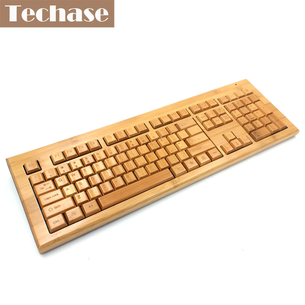 Беспроводная клавиатура и мышь Techase комбинированный костюм Teclado E Mouse Sem Fio Bamboo Klavye