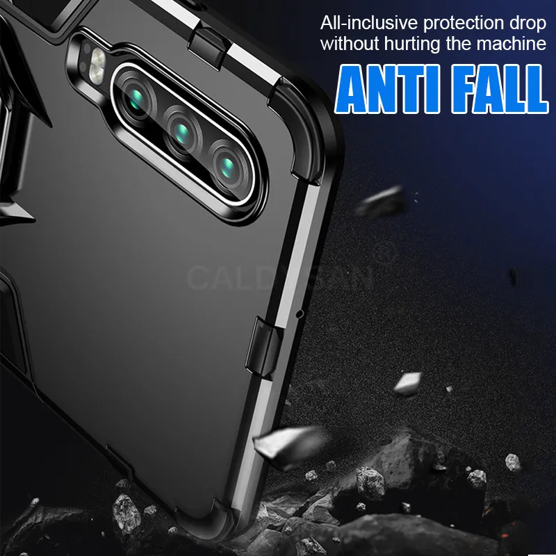 Роскошный автомобильный держатель кольцевой чехол для Huawei P30 P20 Lite Honor 8x Max