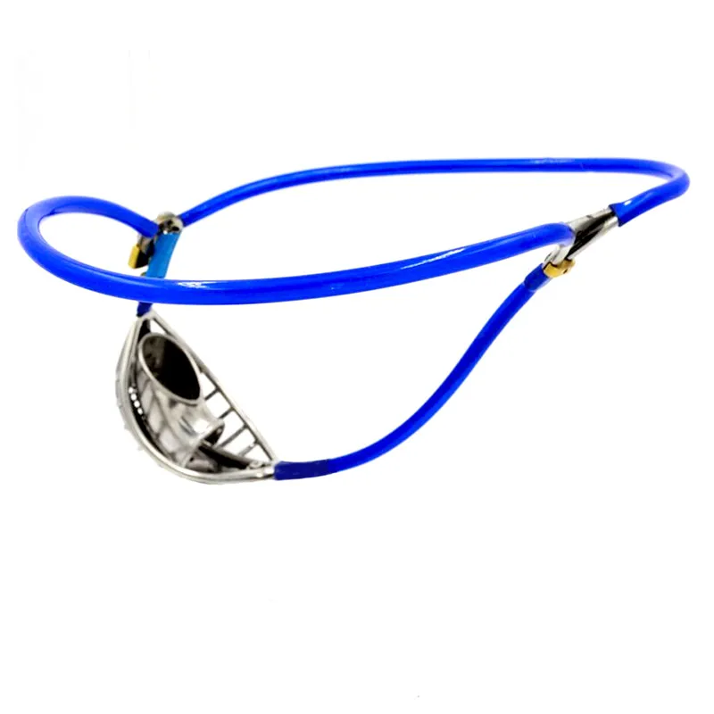 Мужская стая полый клетка из нержавеющей стали для петуха Съемная Анальная