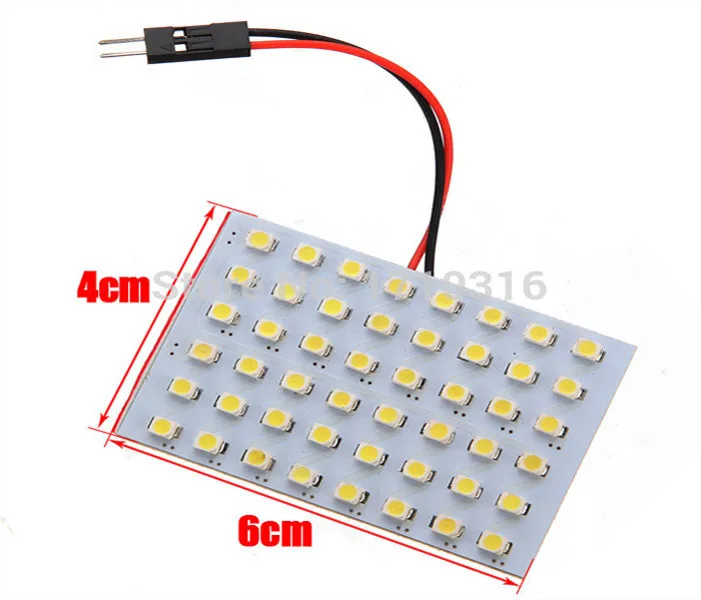 1 шт 1210 48 SMD светодиодный высокое Мощность автомобиля интерьер комнаты купол